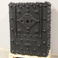 Antique Studded Safe, 19th-Century Chest