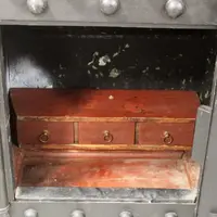 Antique Studded Safe, 19th-Century Chest