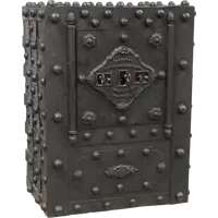 Antique Studded Safe, 19th-Century Chest