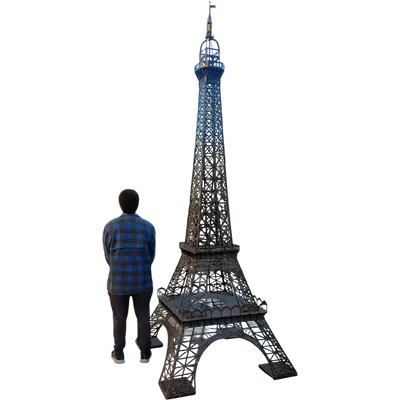 Incredibile modello in ferro di torre Eiffel  340 cm divisibile 3 pezzi