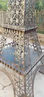 Incroyable maquette en fer de la Tour Eiffel, 340 cm, démontable en 3 pièces