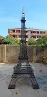Incroyable maquette en fer de la Tour Eiffel, 340 cm, démontable en 3 pièces
