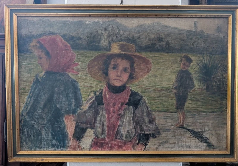 Carla Celesia di Vegliasco (1868–1939) – Personnages dans un paysage