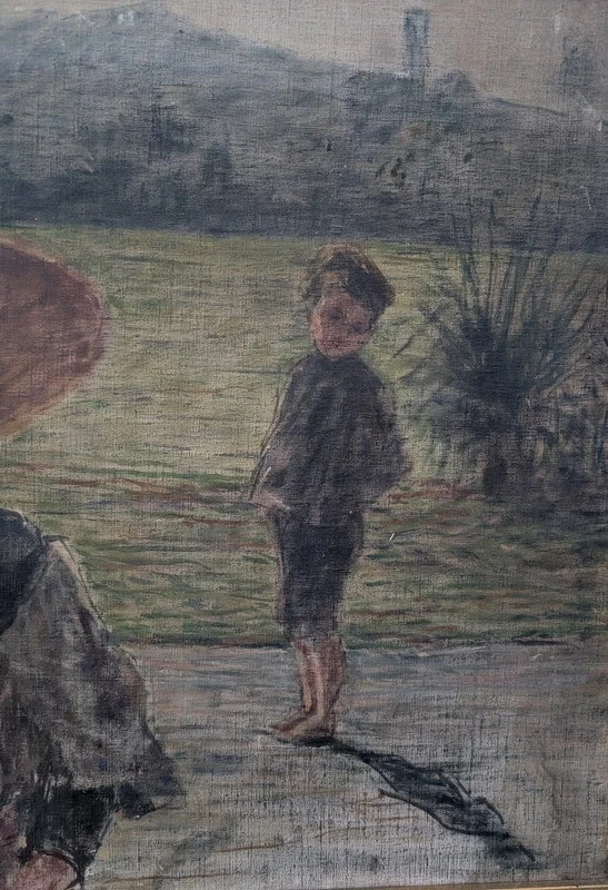 Carla Celesia di Vegliasco (1868–1939) – Personnages dans un paysage