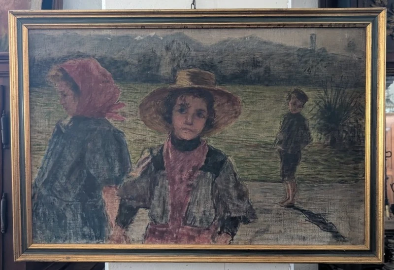 Carla Celesia di Vegliasco (1868–1939) – Personnages dans un paysage