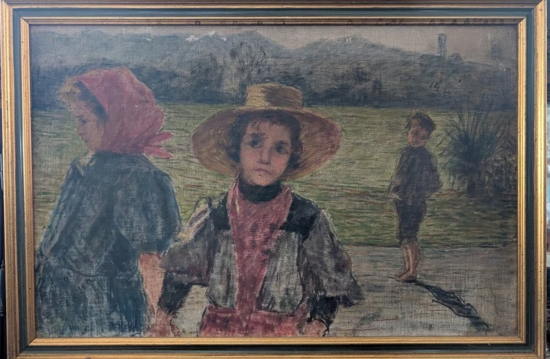 Carla Celesia di Vegliasco (1868–1939) – Personnages dans un paysage