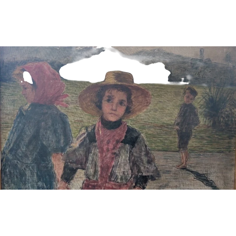 Carla Celesia di Vegliasco (1868–1939) – Personnages dans un paysage