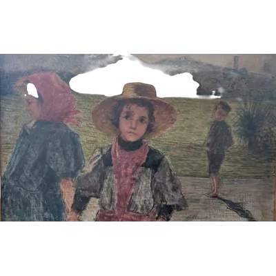 Carla Celesia di Vegliasco (1868–1939) – Personnages dans un paysage