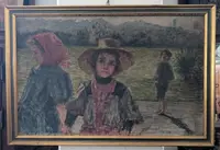 Carla Celesia di Vegliasco (1868–1939) – Personnages dans un paysage
