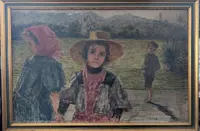 Carla Celesia di Vegliasco (1868–1939) – Personnages dans un paysage