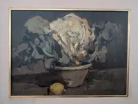 Lodovico Tommasi (Livorno, 1866 – Florence, 1941) – Still Life with Cauliflower, 1930