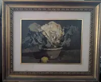 Lodovico Tommasi (Livorno, 1866 – Florence, 1941) – Still Life with Cauliflower, 1930