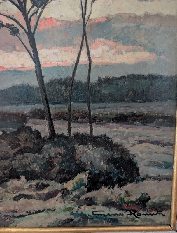 Gino Romiti – Landscape at Sunset