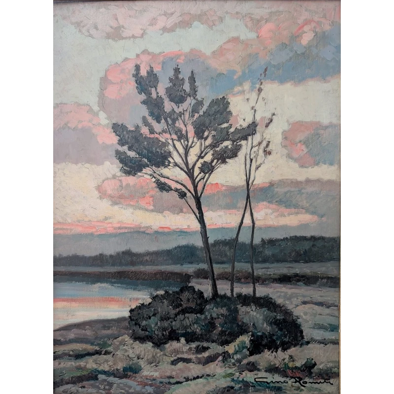 Gino Romiti – Landscape at Sunset