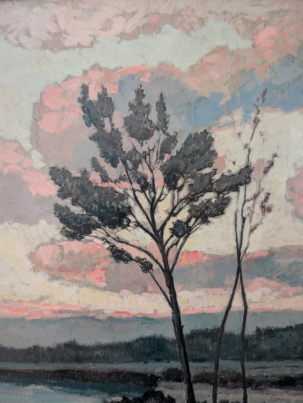 Gino Romiti – Landscape at Sunset