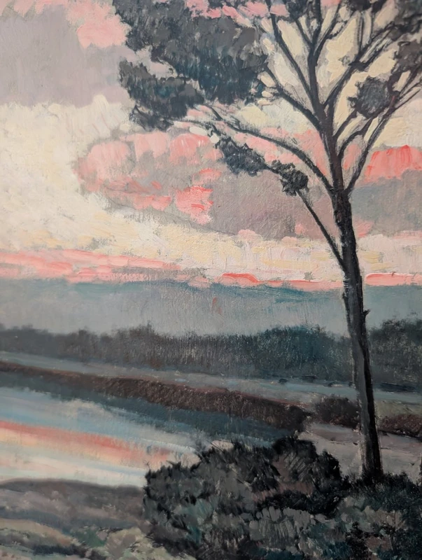 Gino Romiti – Landscape at Sunset