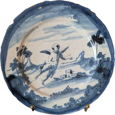 Savona majolica plate – 18th century