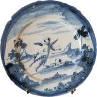 Piatto in maiolica di Savona – XVIII secolo