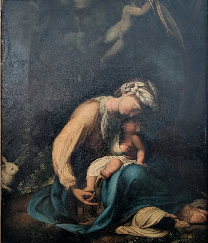 Madonna and Child – Oil on canvas, early 19th century