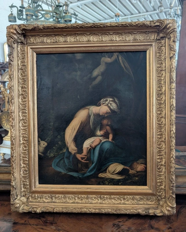 Madonna and Child – Oil on canvas, early 19th century