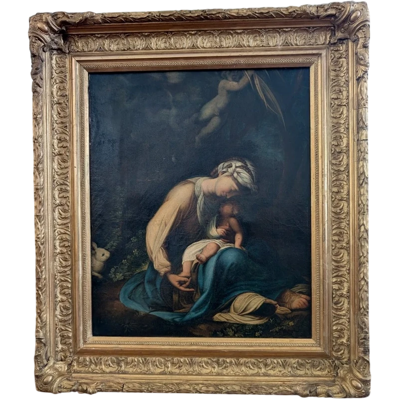 Madonna and Child – Oil on canvas, early 19th century