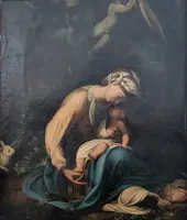 Madonna and Child – Oil on canvas, early 19th century