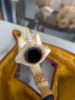 Pipe en écume de mer sculptée en forme de licorne – XIXe siècle