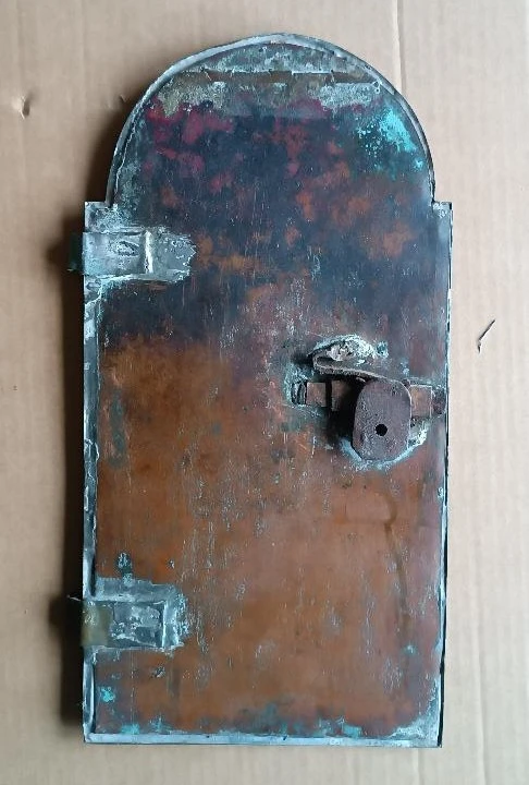 Antique bronze tabernacle door 18th century