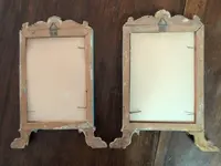 Pair of neoclassical Genoese former cantaglorie mirrors - Late 18th century