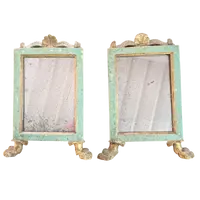 Pair of neoclassical Genoese former cantaglorie mirrors - Late 18th century