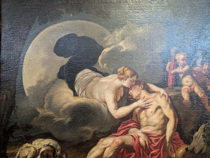 Diana and Endymion - 18th century painting