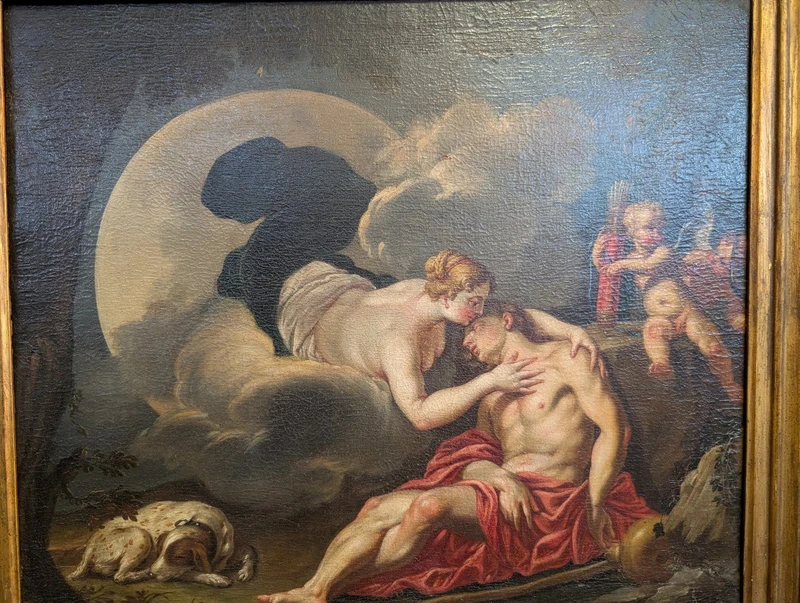 Diana and Endymion - 18th century painting