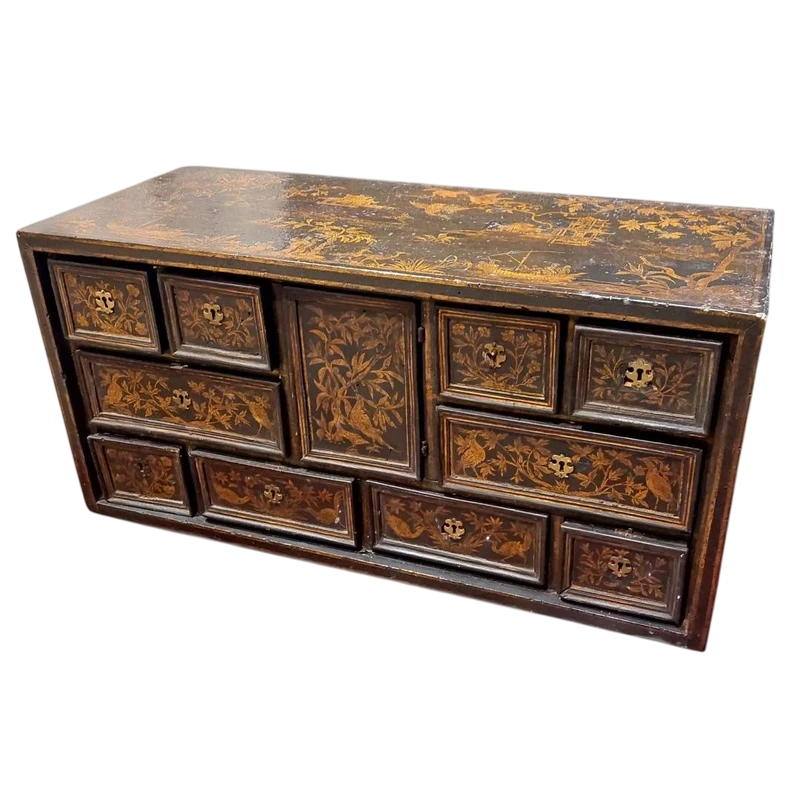 16th century coin cabinet - decorated with chinoiserie -Venice