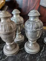 Lot of five silver-plated metal liturgical palm holders - Sacred art, 19th century