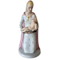Madonna in Ceramic Ciamanna Turin - Sacred Sculpture 1950s
