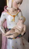 Madonna in Ceramic Ciamanna Turin - Sacred Sculpture 1950s