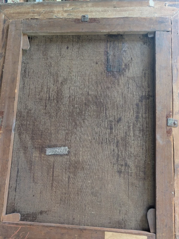 Portrait of a young lady - Oil on canvas - Mid-19th century