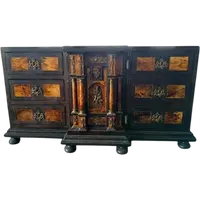 Large inlaid coin cabinet from the early 1900s