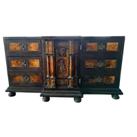 Grand meuble à monnaies marqueté du début du 20e siècle