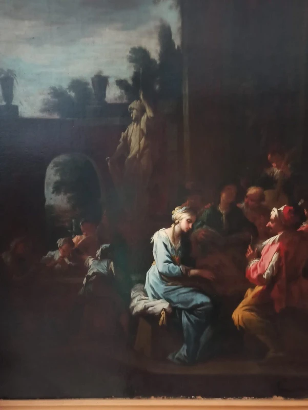 Paire de tableaux anciens - scènes de genre -Camillo Sagrestani (Florence 1660-1731)