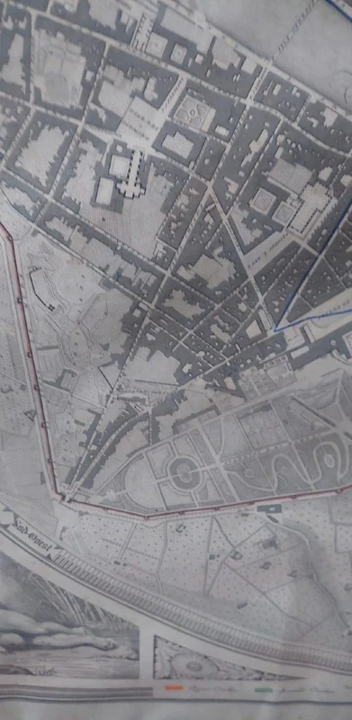 Grande carte géométrique de Florence 1843