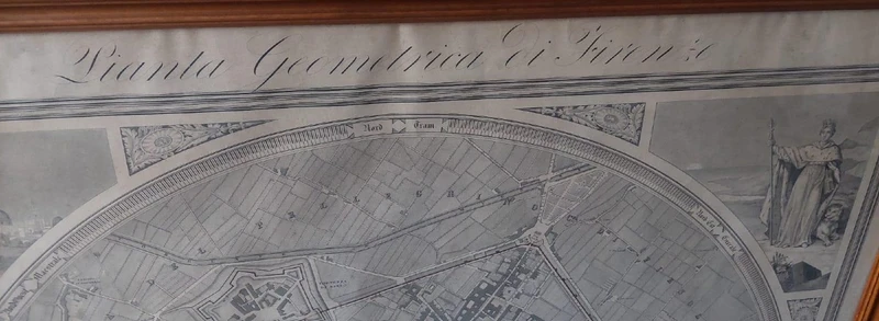 Grande carte géométrique de Florence 1843