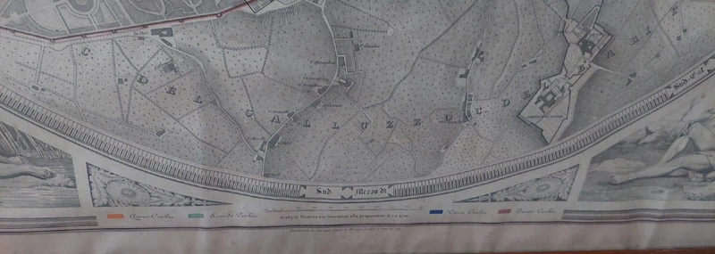 Grande carte géométrique de Florence 1843