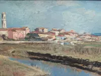 View of the Ardenza in Livorno, Paulo Ghiglia