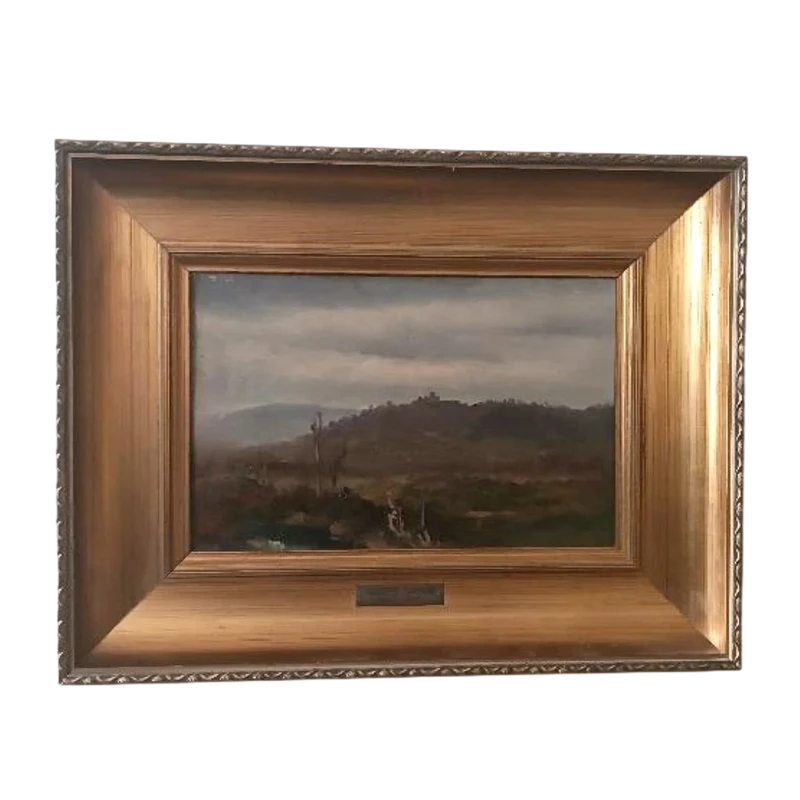 Peinture à l'huile sur toile , GIUSEPPE HAINMANN (Milan 1828-Alexandrie, Egypte)