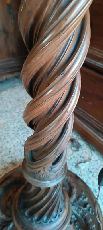 Large floor lamp column antique early 19th century Empire