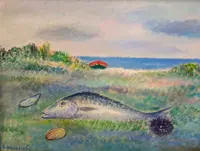 Marine still life with fish, Giovanni Omiccioli
