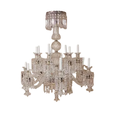 Large crystal chandelier France 1930s/'40s
