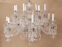 Large crystal chandelier France 1930s/'40s