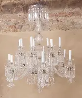 Large crystal chandelier France 1930s/'40s
